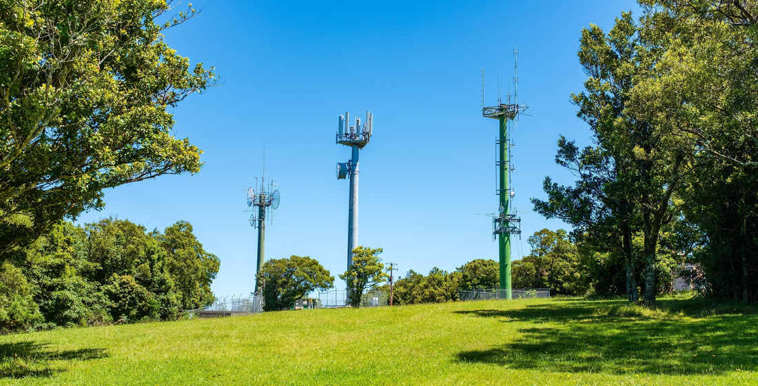 Telecommunications towers Perth ISP network site upgraded with DC power and lithium battery backup.