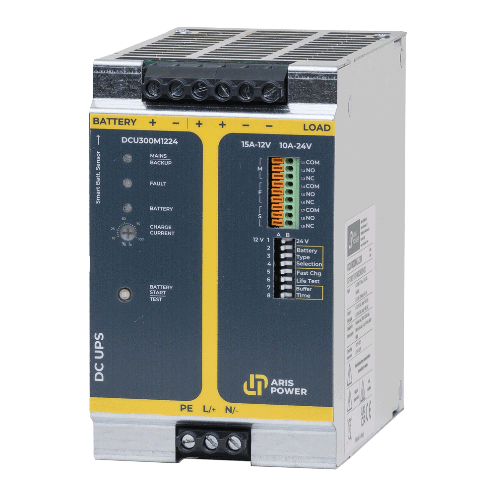 ARIS Power DCU300M1224 DC-UPS / Battery Charger