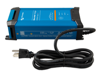 Side view of the Victron Blue Smart IP22 Charger 12V 30A 1-output showing ventilation fins.