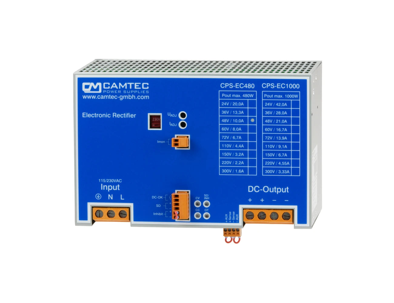 Camtec CPS-EC480 SERIES Battery Charger