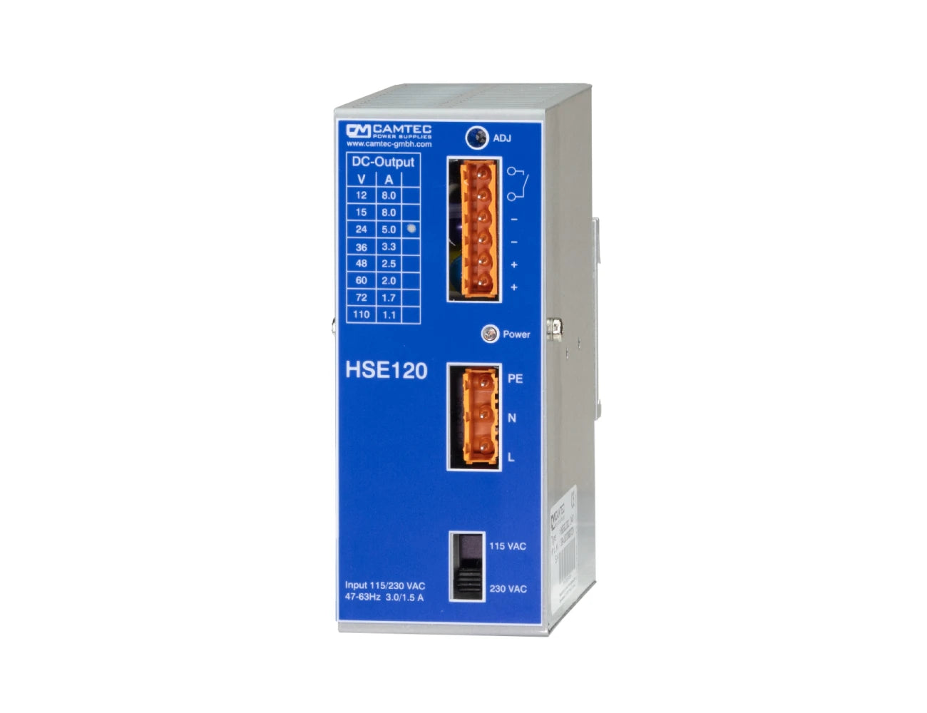 Camtec HSE01201 SERIES AC/DC Power Supply