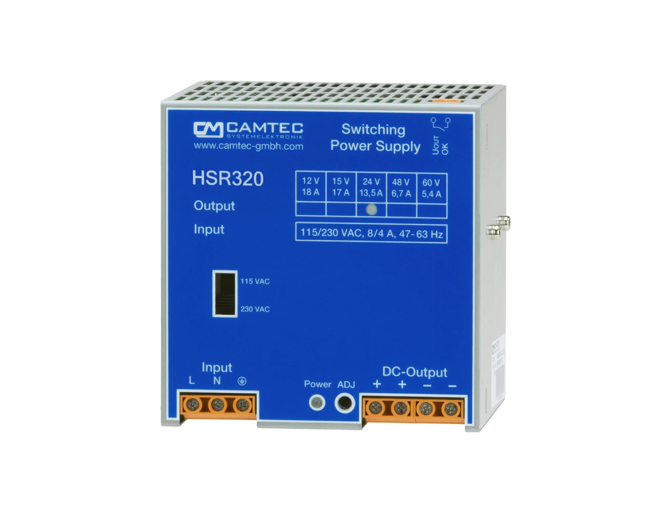 Camtec HSE03201LIRC SERIES Battery Charger