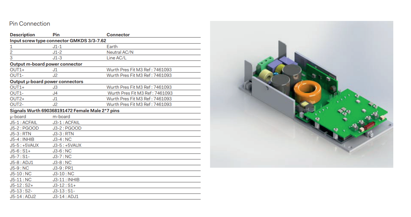 Schematic and isometric view of an electrical circuit board.