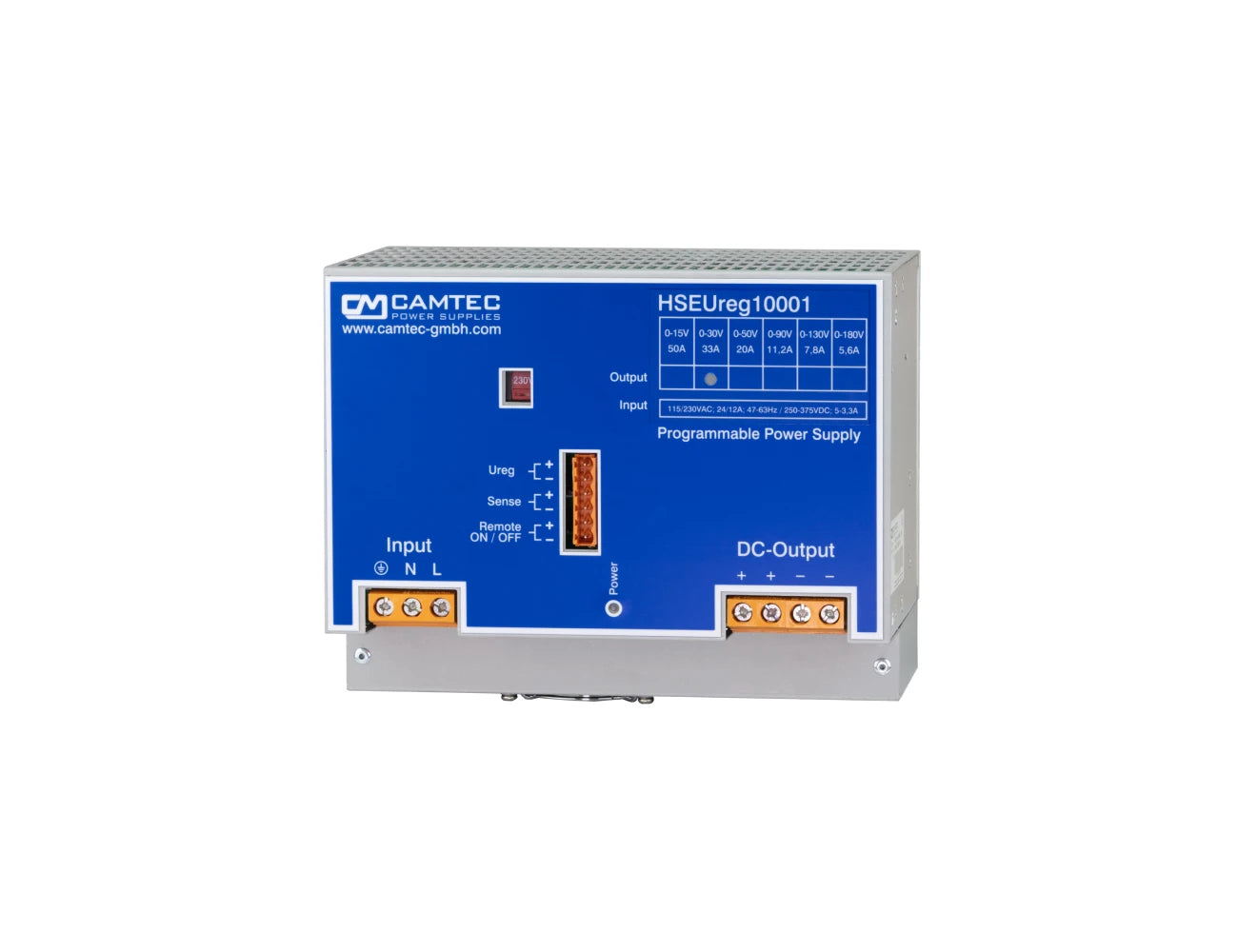 Camtec HSEUREG10001 SERIES Laboratory Power Supply