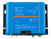Top view of the Victron Smart IP43 Charger 36/15(1), a 36V 15A charger for a single battery bank.