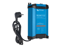 Victron Blue Smart IP22 Charger 12V 30A 1-output with coiled European CEE 7/7 power cord.