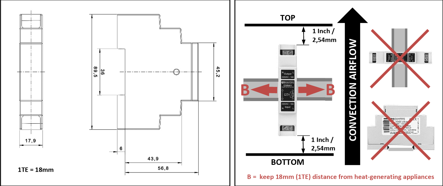 Camtec_ESB001_1TE_GA_Drawing