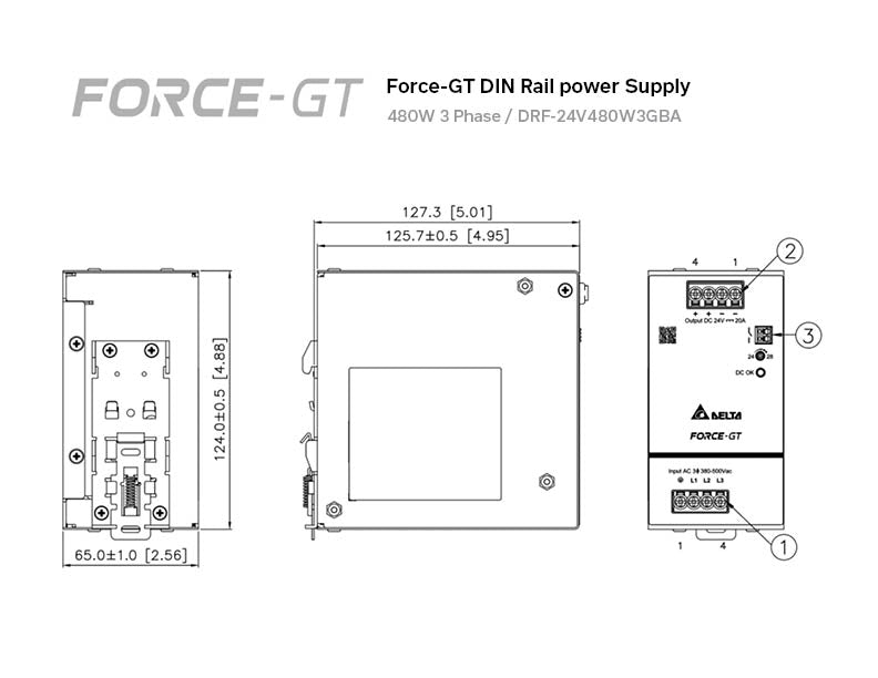 GA_Drawing_Force-GT_DIN_Rail_Power_Supply_480W_3_Phase