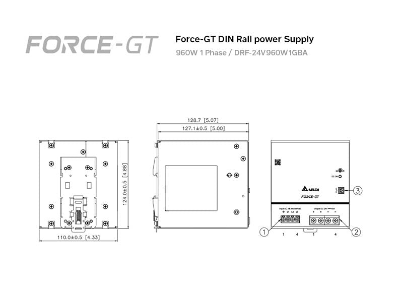 GA_Drawing_Force-GT_DIN_Rail_Power_Supply_960W_3_Phase