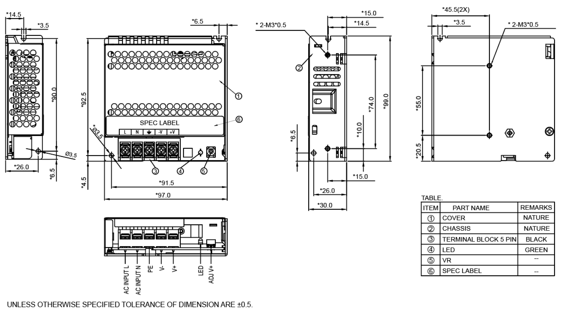 GA_Drawing_PMT-12V75W2BA