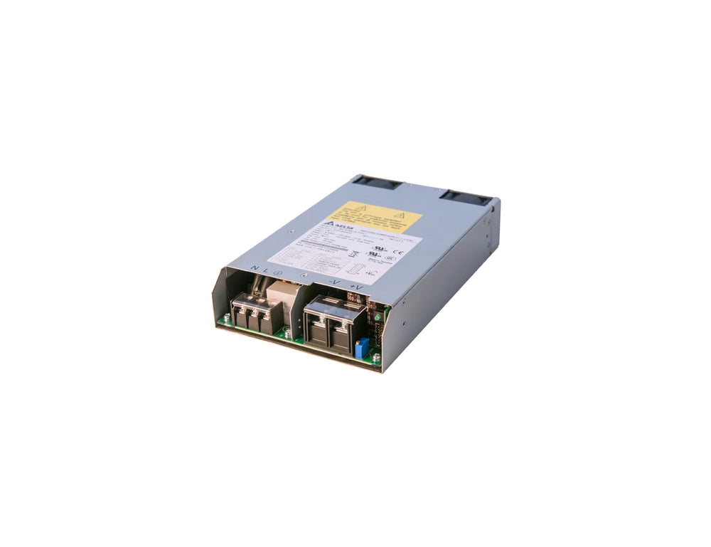 Delta IMA-S1000 series 1000W 1U enclosed medical and industrial AC/DC power supply with dual fans.