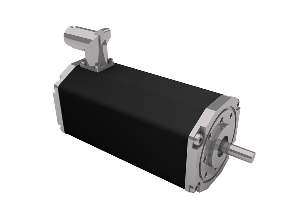 Dunkermotoren BG 66 dCore 3-phase brushless EC motor with Hall sensors and high-resolution MR 1 encoder, rated at 359W continuous output power.