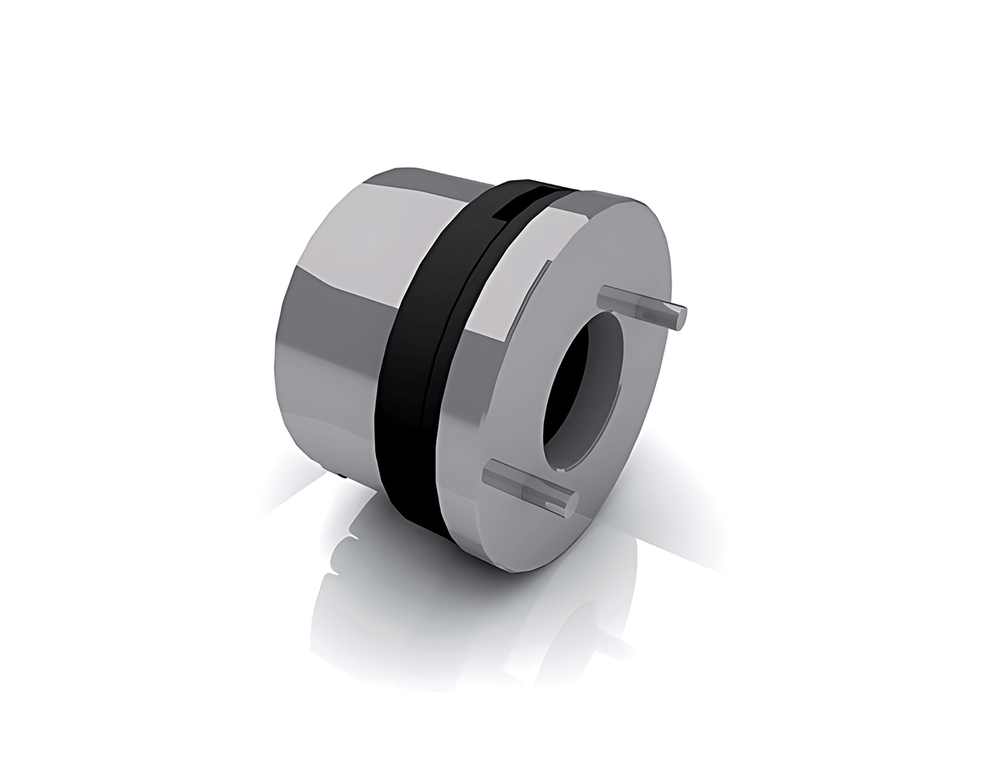 Dunkermotoren E90R spring-applied motor brake with metallic housing, black band and central mounting bore