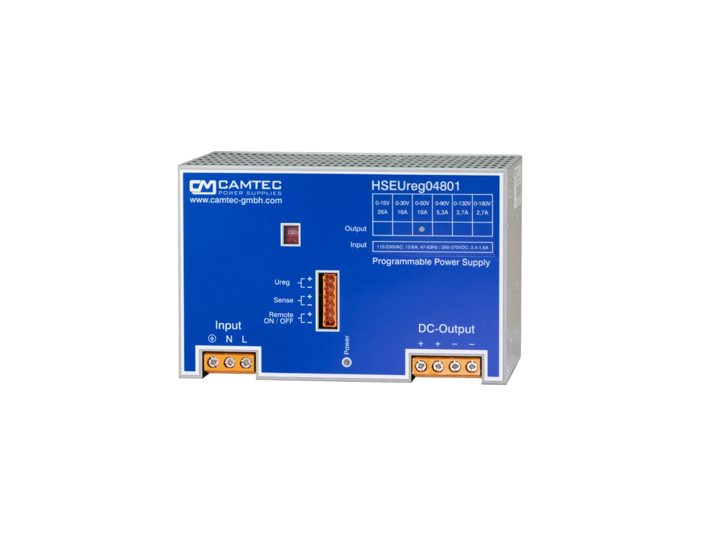 Camtec HSEUREG04801 SERIES  Laboratory Power Supply