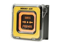 Jack Fuse SCP-D yellow Emergency Alert duress call point with backlit actuator and lift-up cover